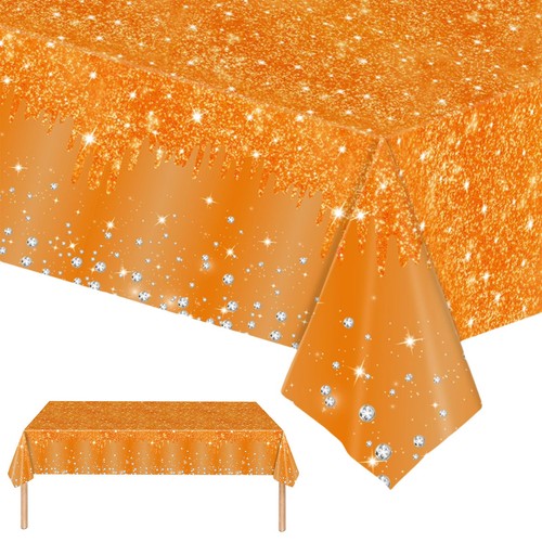 Tischdecke stück orange - 2,