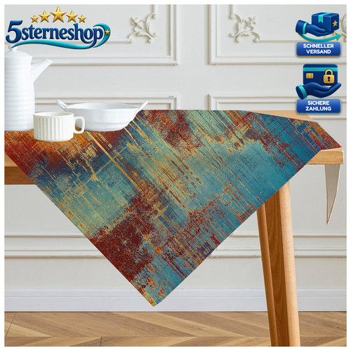 Tischdecke 85x85 orange - tischdecke, cm