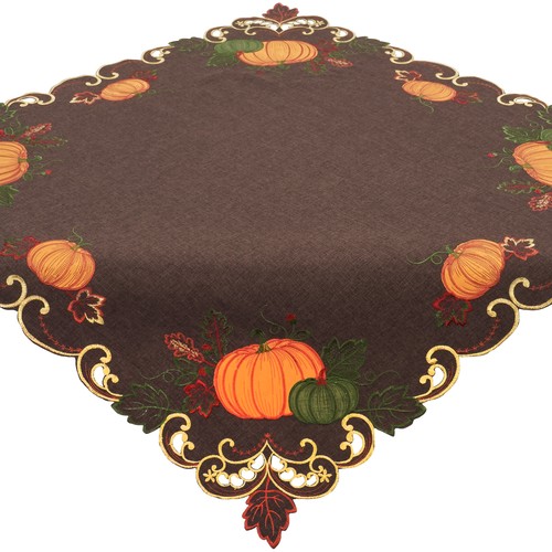 Tischdecke kürbis 85x85 - kürbis,