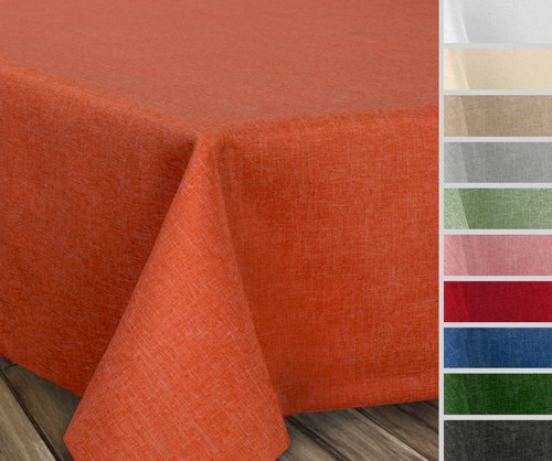 Tischdecke leinen optik - tischdecke,