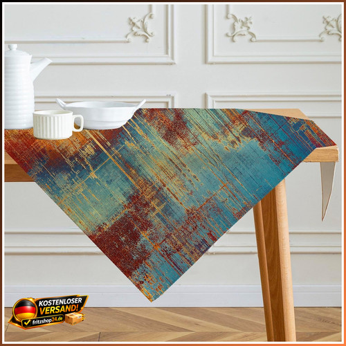 Tischdecke 100x100 orange - cm,