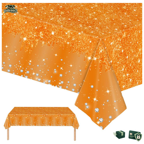 Tischdecke stück orange - stück,