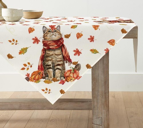 Tischdecke polyester 85x85cm - tischdecke,