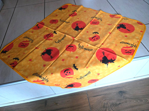 Tischdecke halloween orange - ,